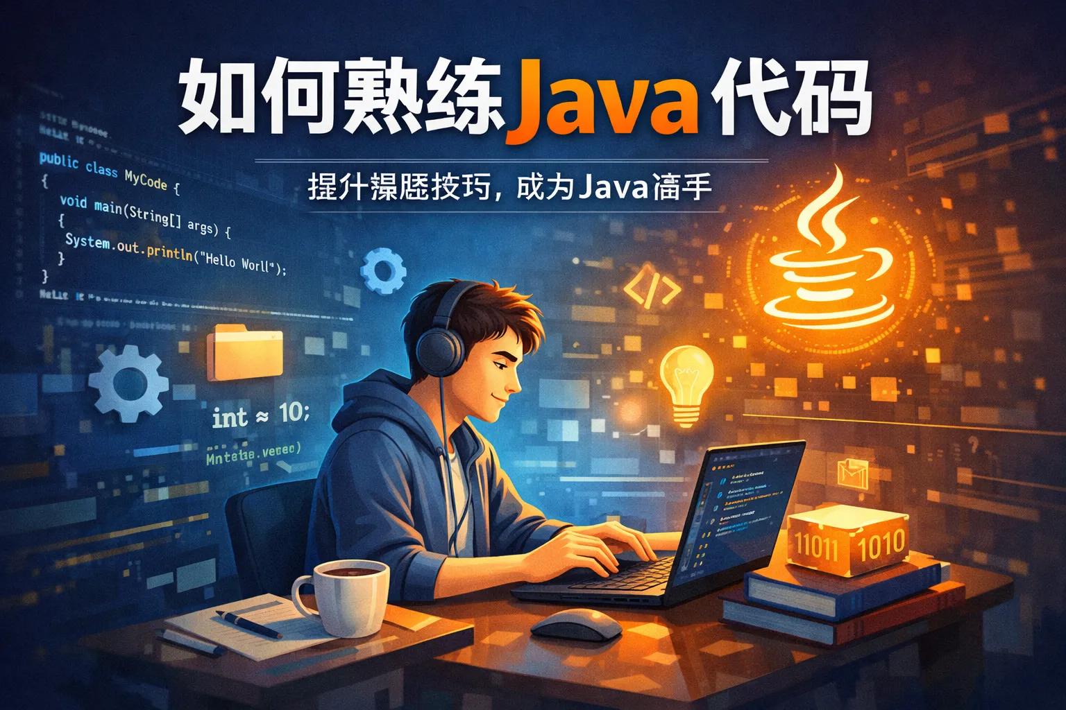如何熟练java代码