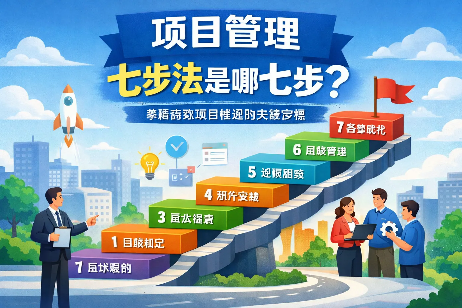 项目管理七步法是哪七步