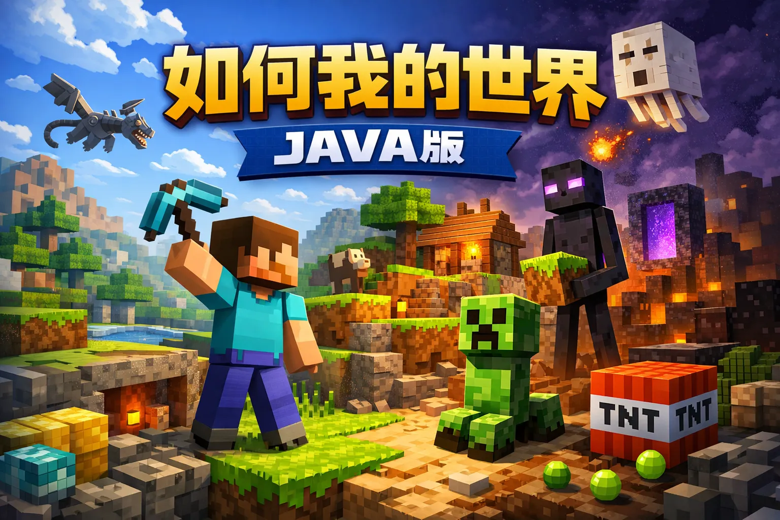 如何我的世界java版