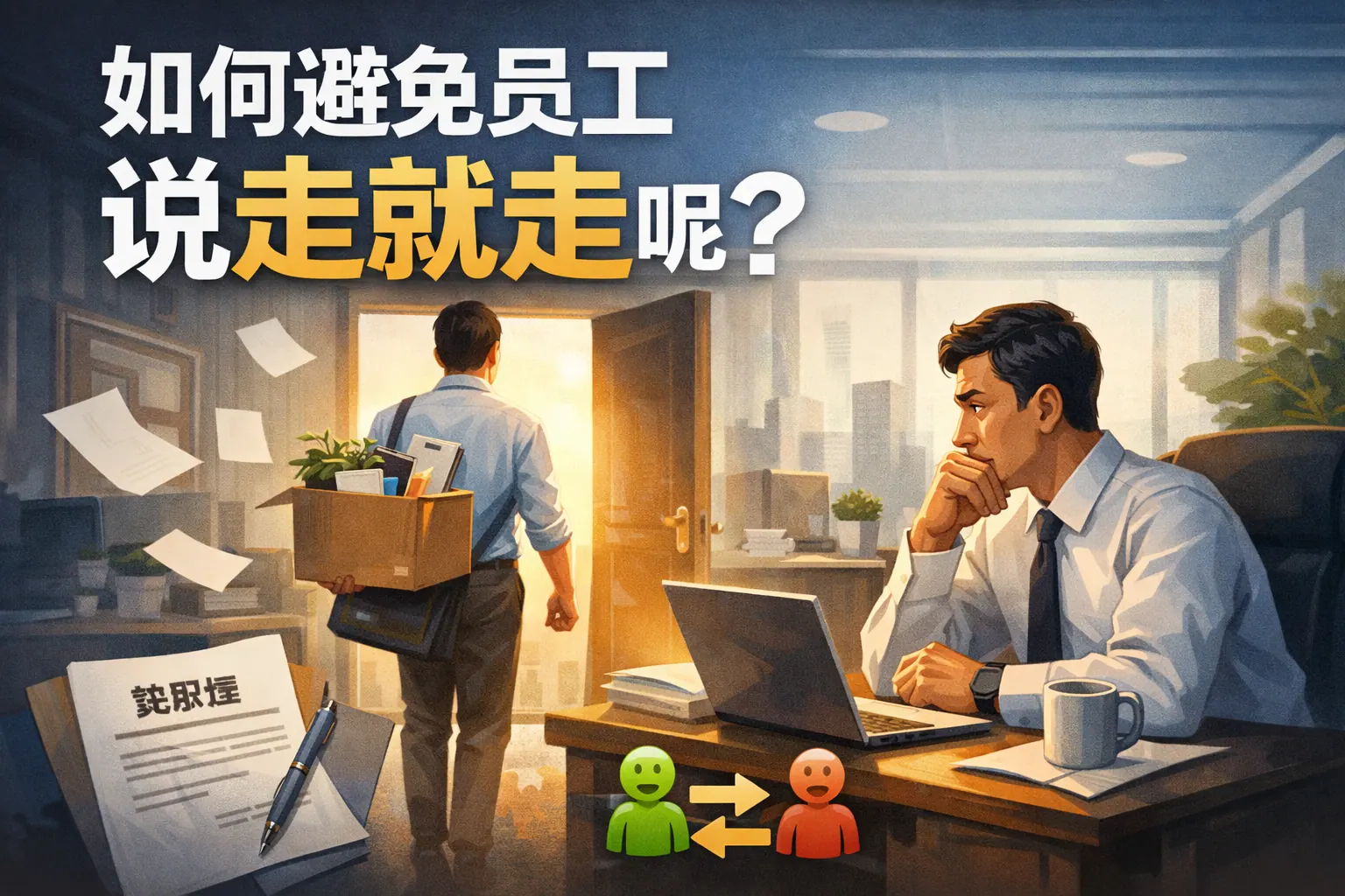 如何避免员工说走就走呢