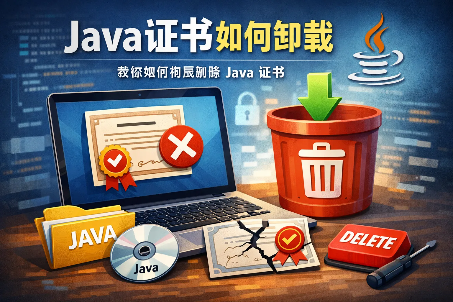 java证书如何卸载