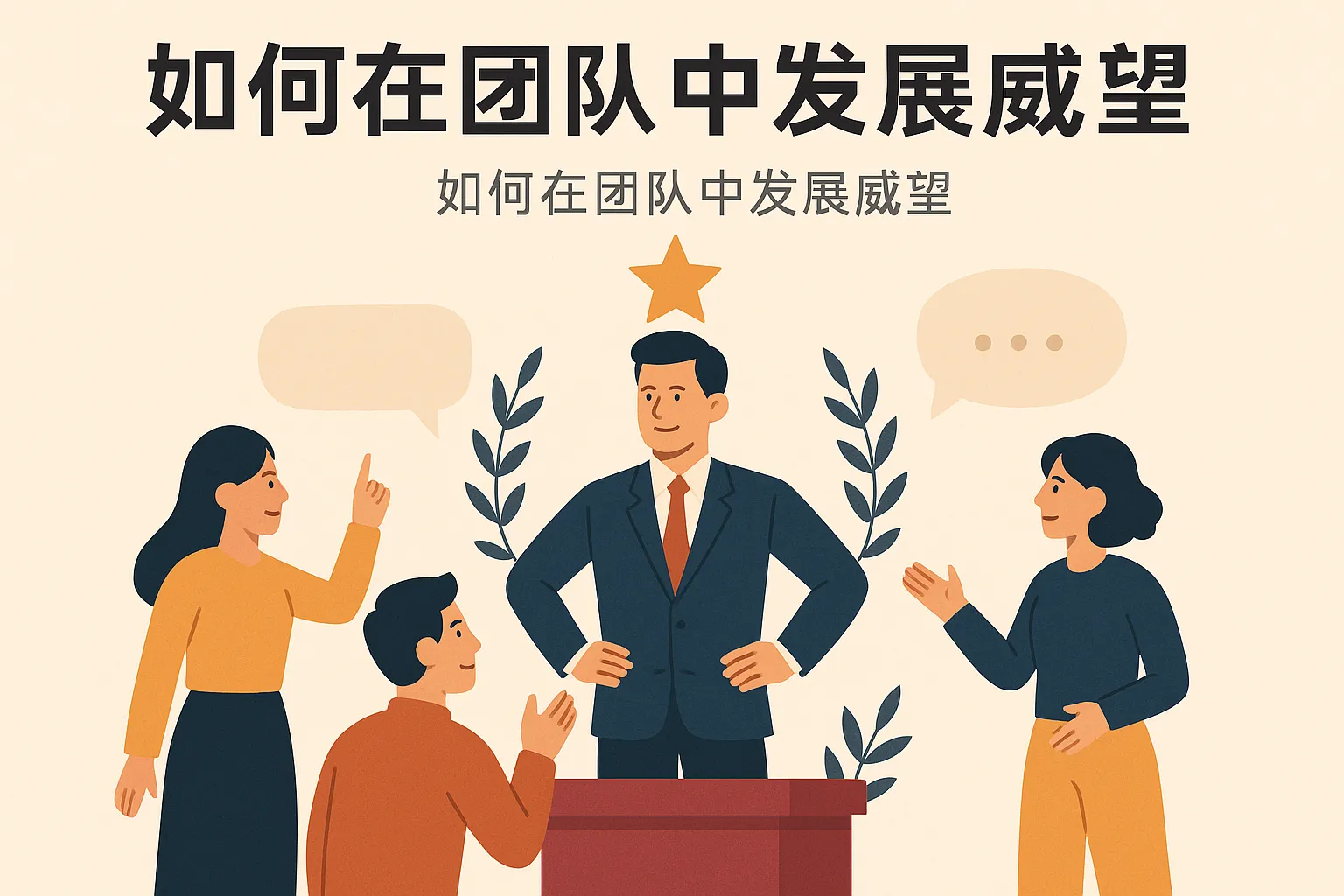 如何在团队有威望发展