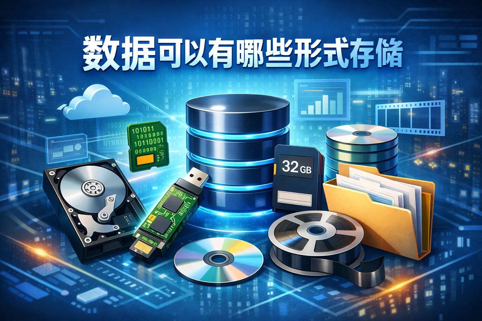 数据可以有哪些形式存储