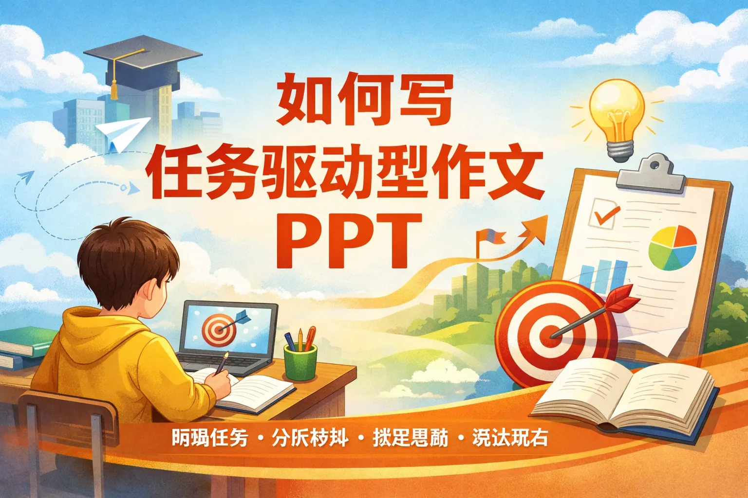 如何写任务驱动型作文ppt