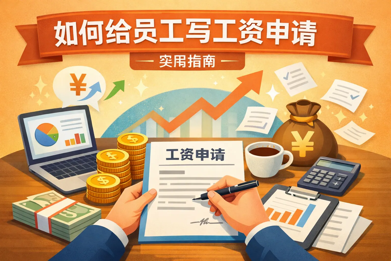 如何给员工写工资申请