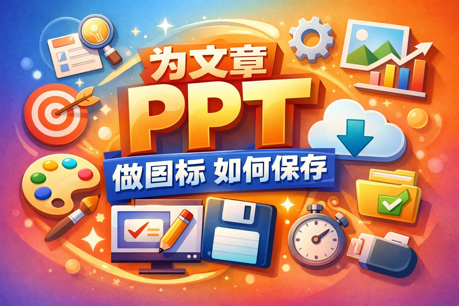 ppt做图标如何保存