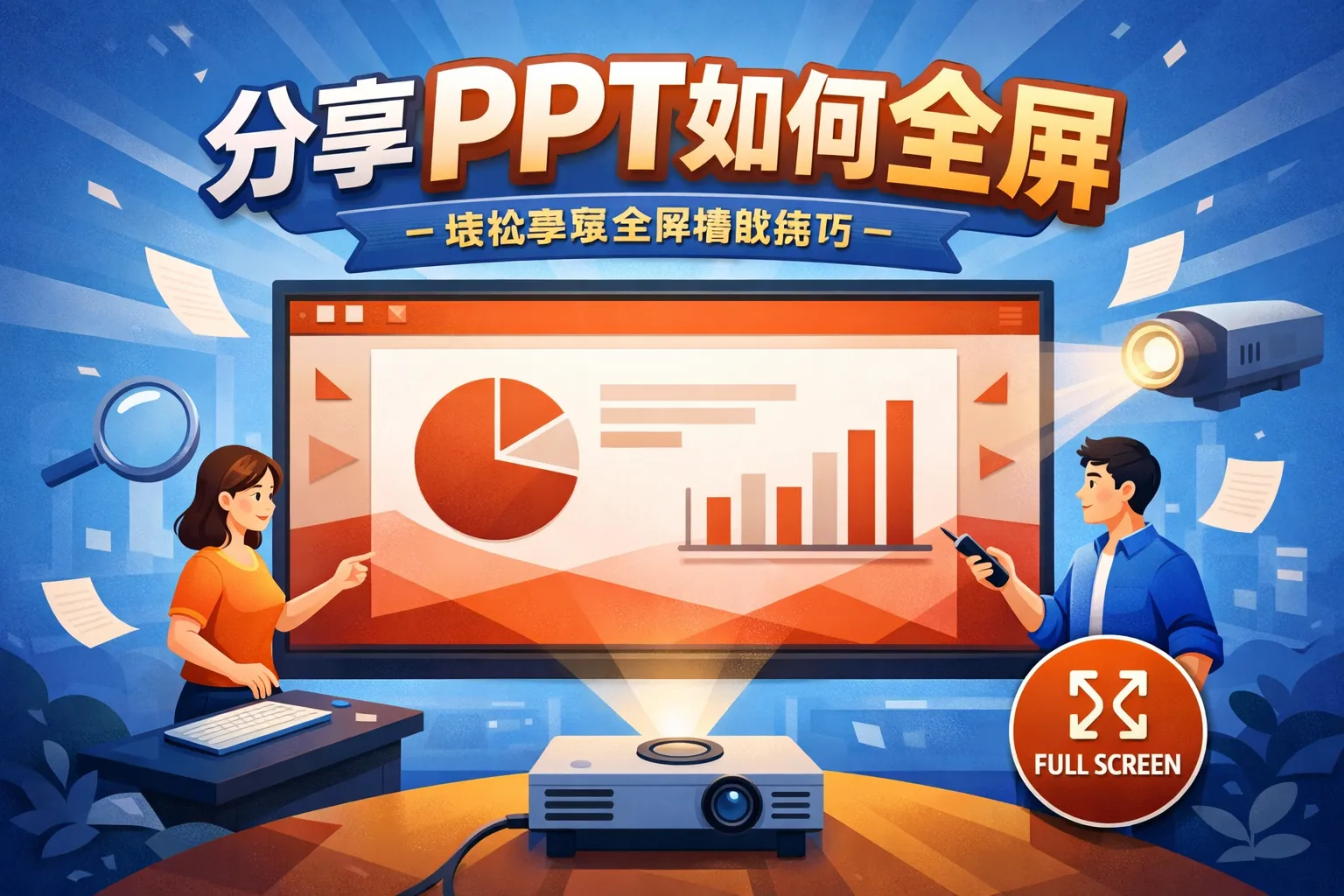 分享ppt如何全屏