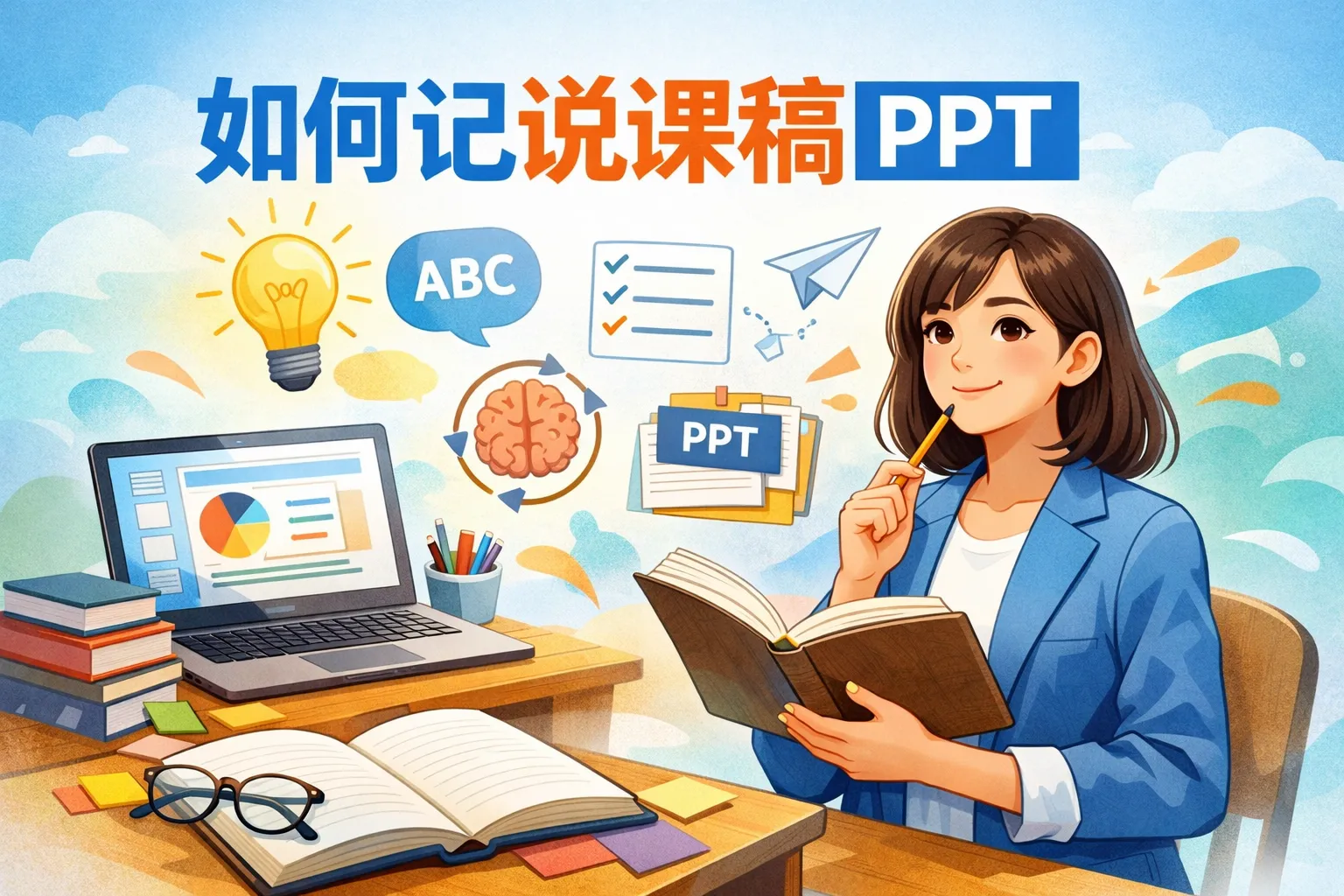 如何记说课稿ppt