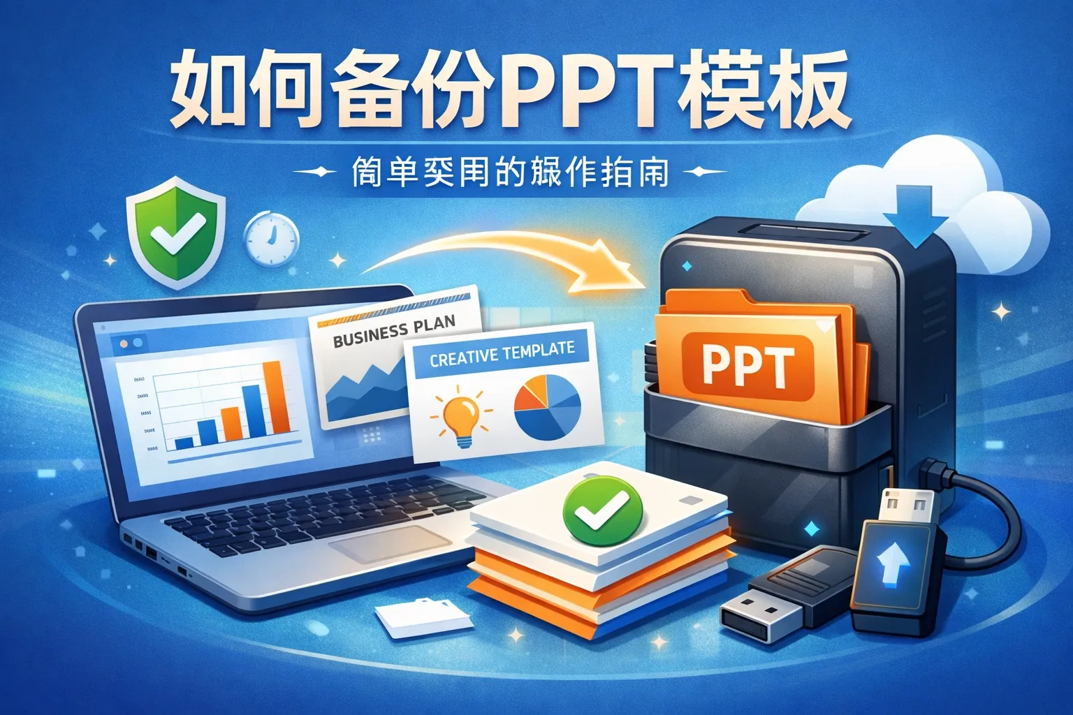 如何备份ppt模板