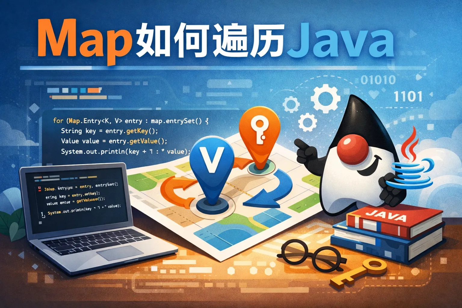 map如何遍历java