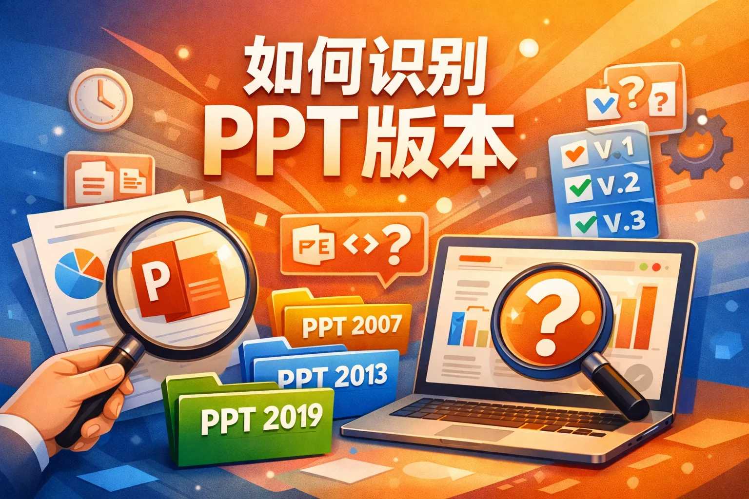 如何识别ppt版本
