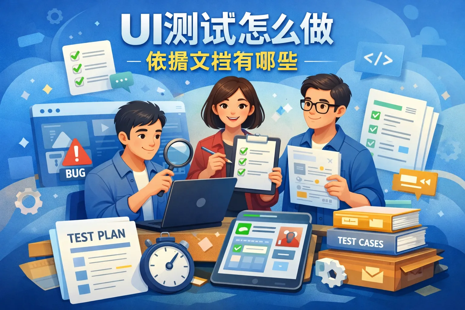 ui测试怎么做依据文档有哪些