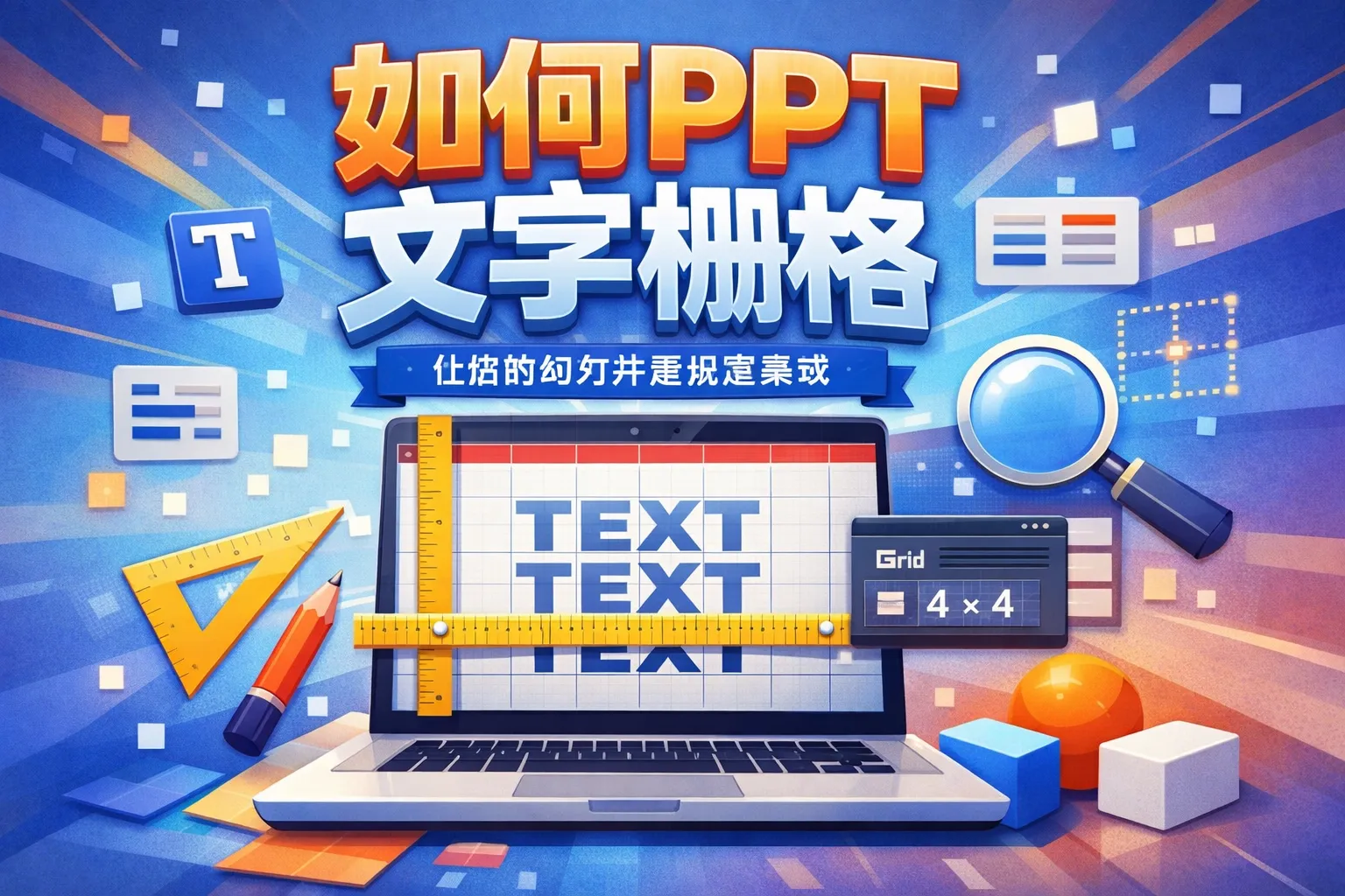 如何ppt文字栅格