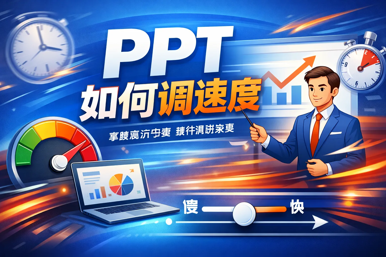 ppt 如何调速度
