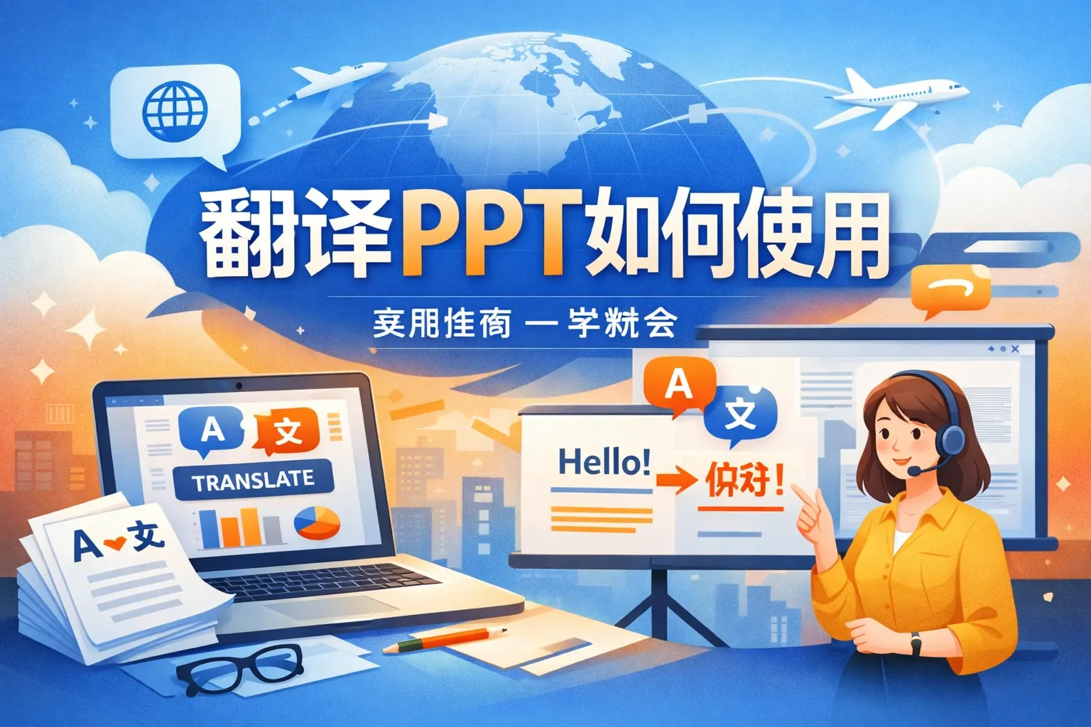翻译ppt如何使用
