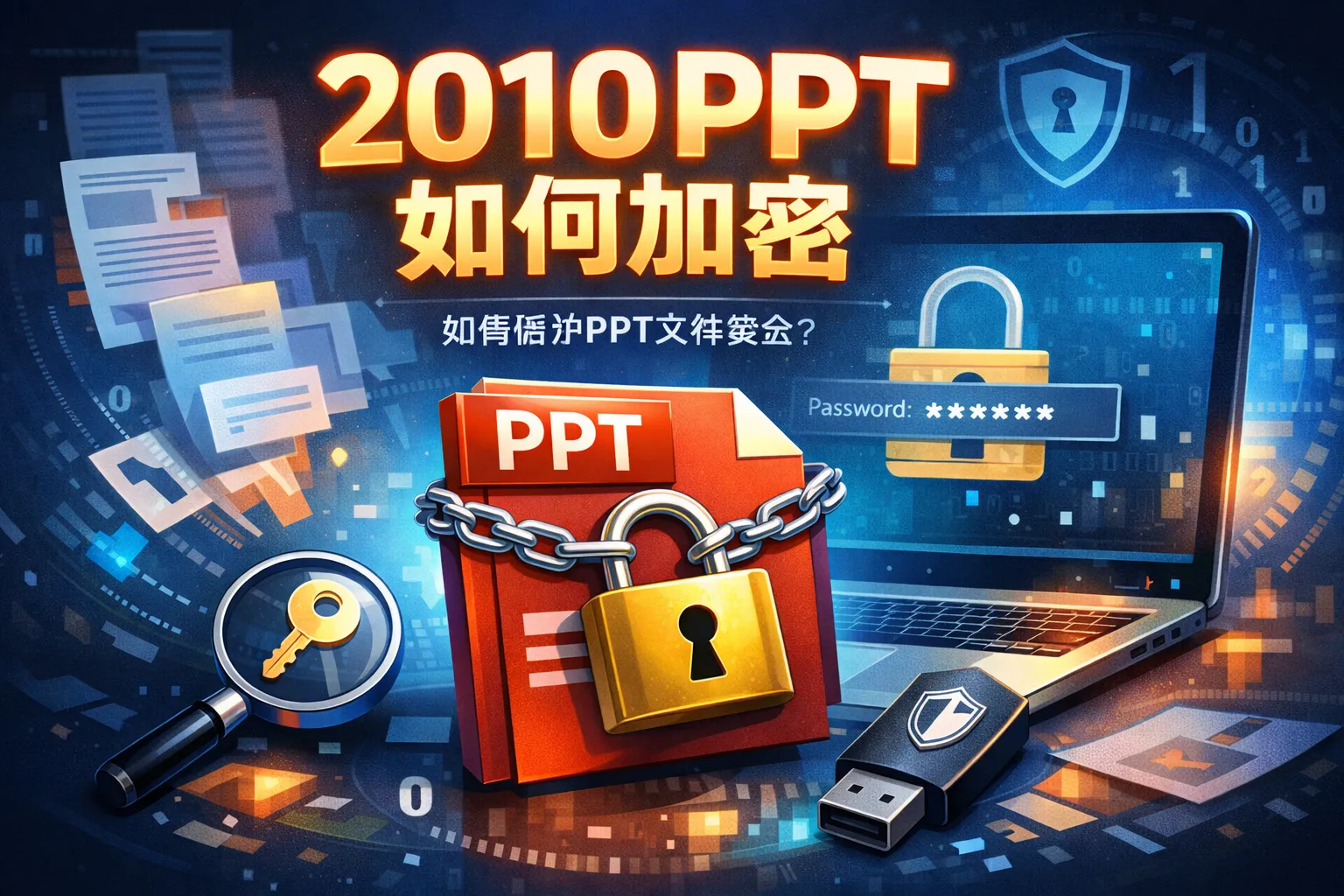 2010ppt如何加密