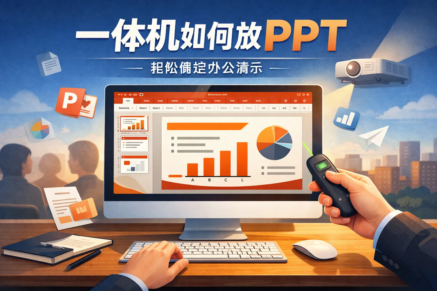 一体机如何放ppt