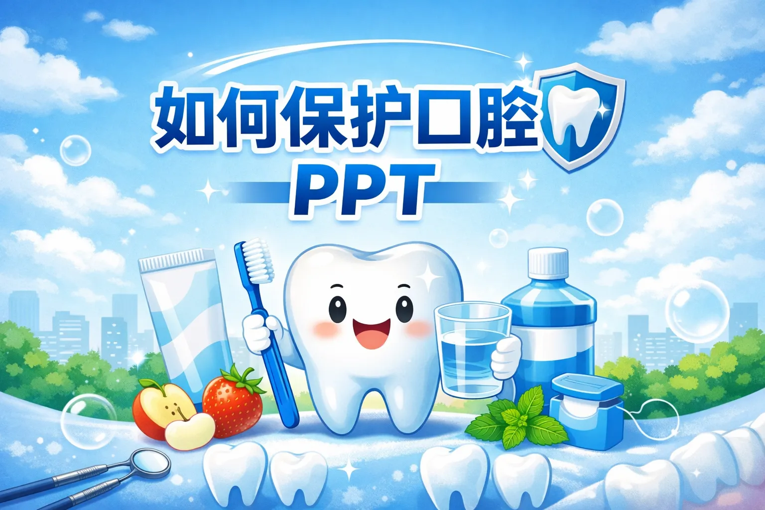 如何保护口腔ppt