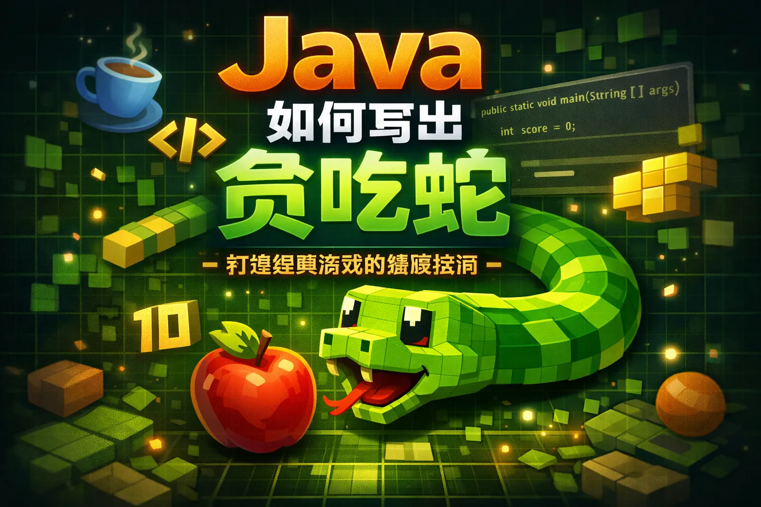 java如何写出贪吃蛇