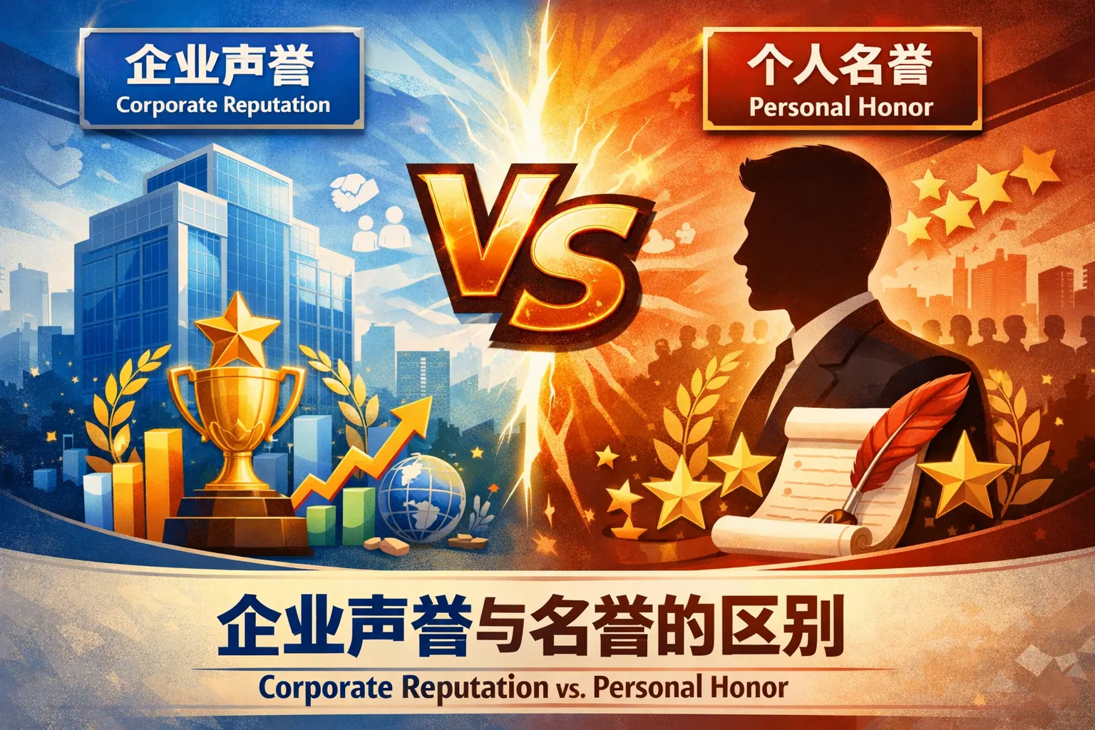 企业声誉与名誉的区别
