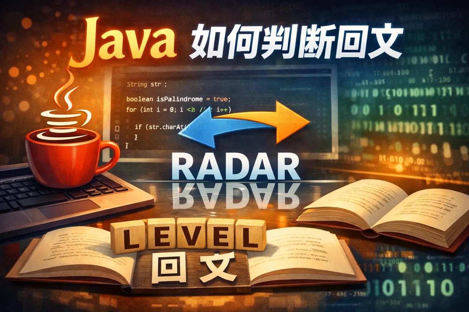 java 如何判断回文