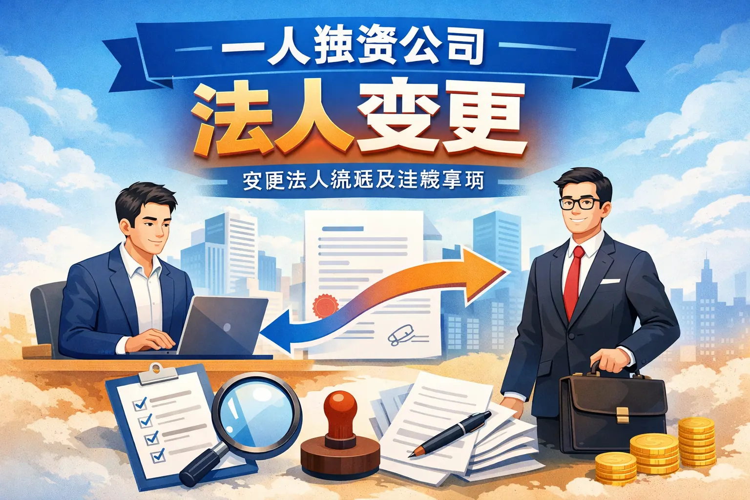 一人独资公司法人变更