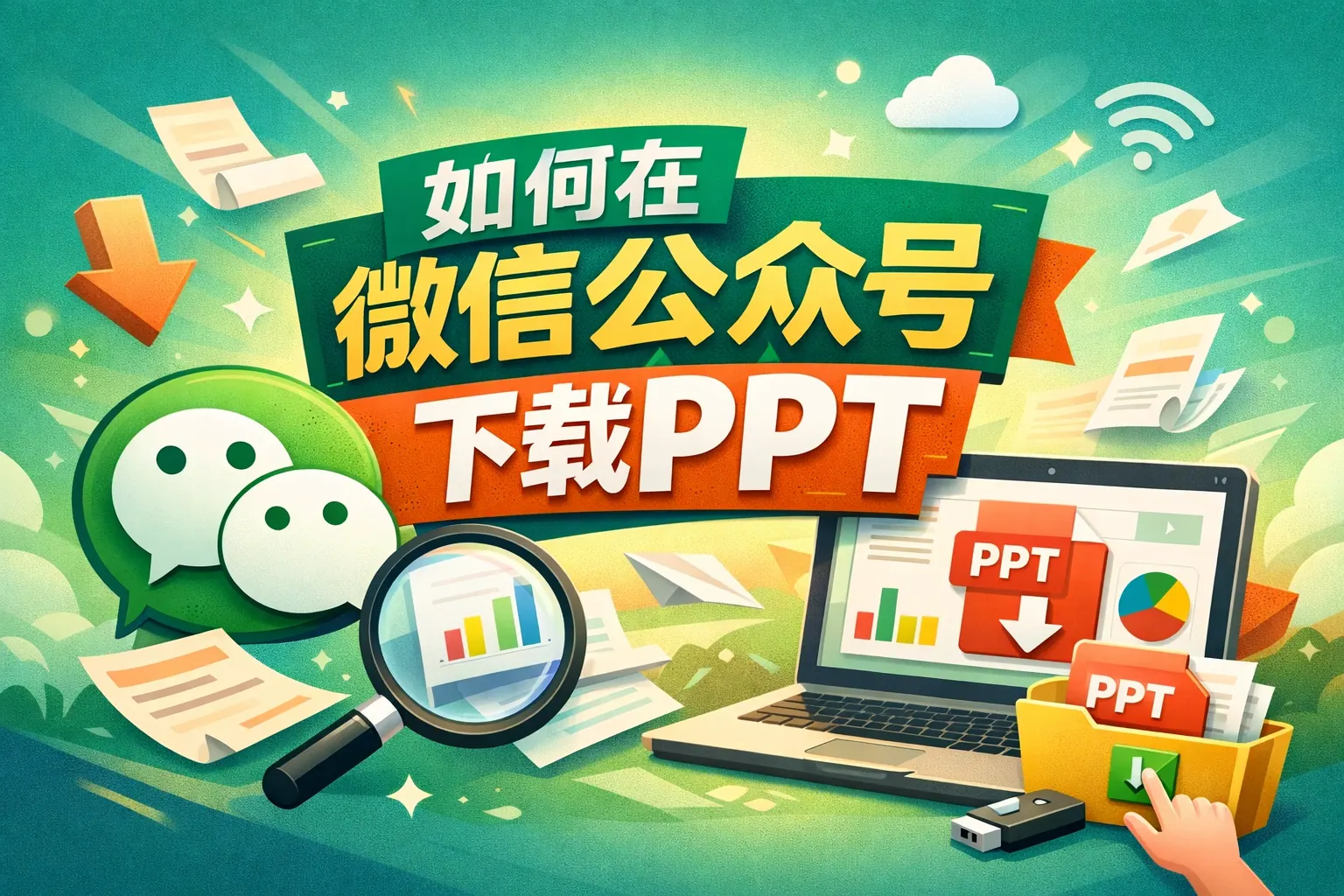 如何在微信公众号下载ppt