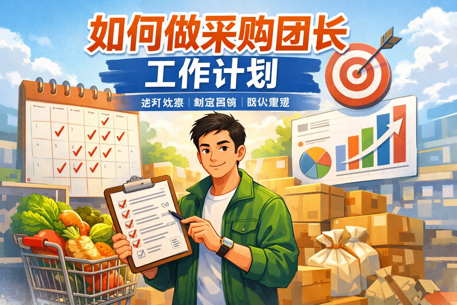 如何做采购团长工作计划