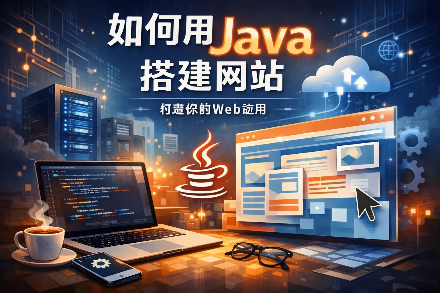 如何用java搭建网站
