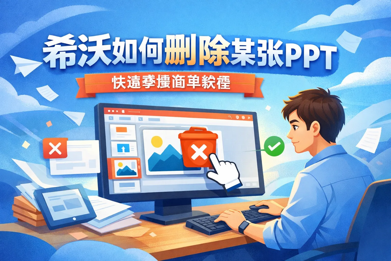 希沃如何删除某张ppt