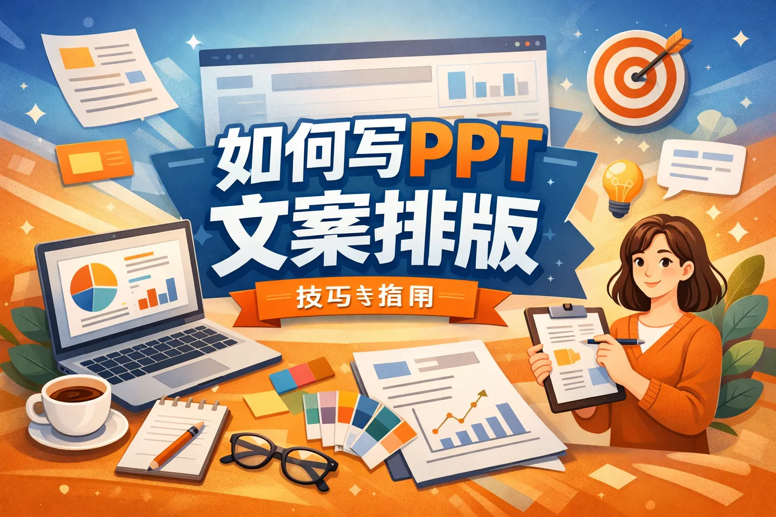 如何写ppt文案排版