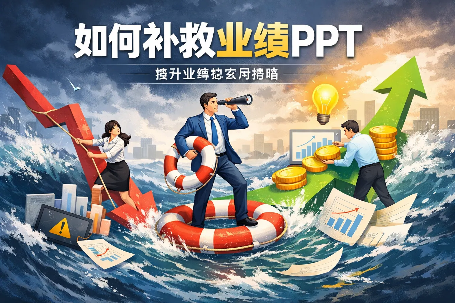 如何补救业绩ppt