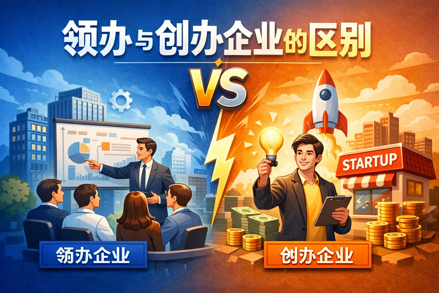 领办与创办企业的区别