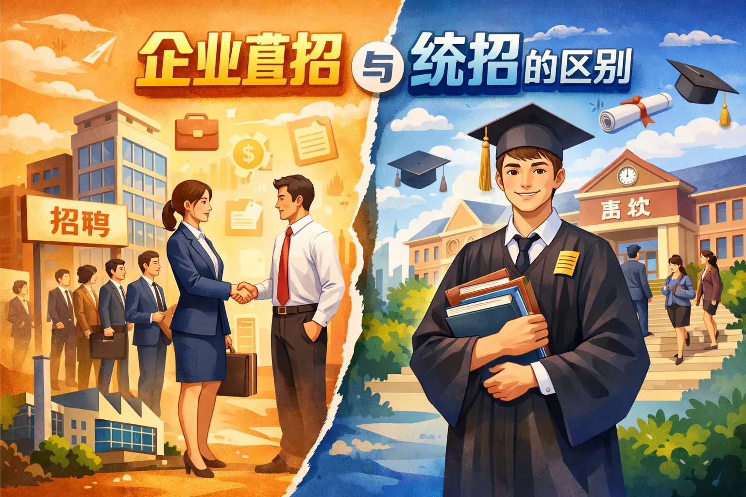 企业直招与统招的区别