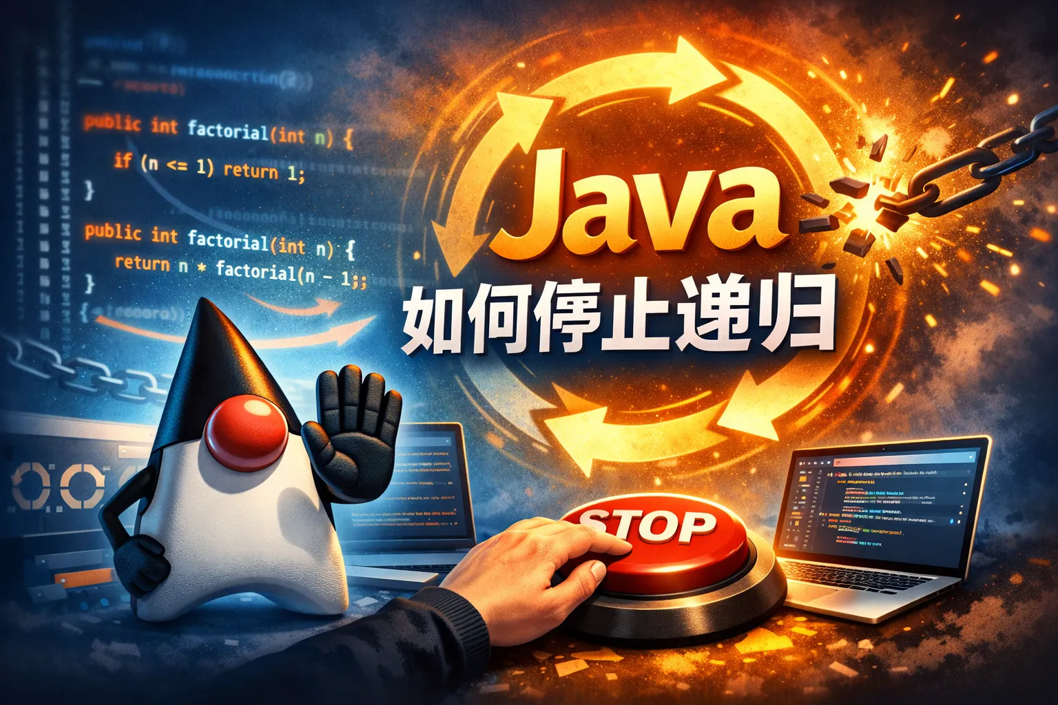 java如何停止递归