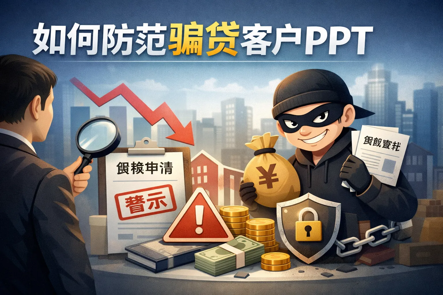 如何防范骗贷客户ppt