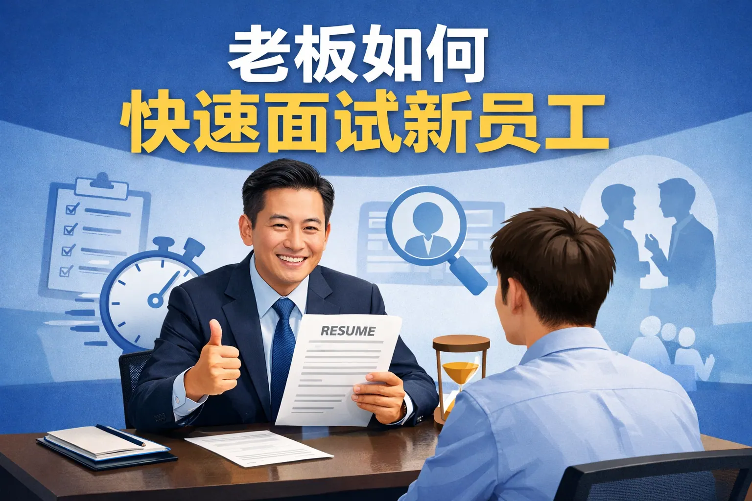 老板如何快速面试新员工