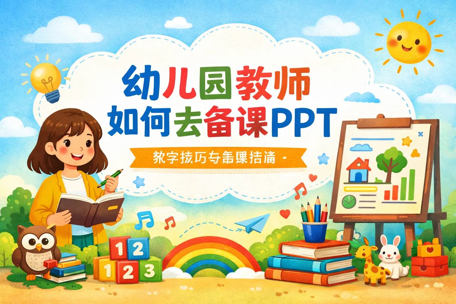 幼儿园教师如何去备课ppt