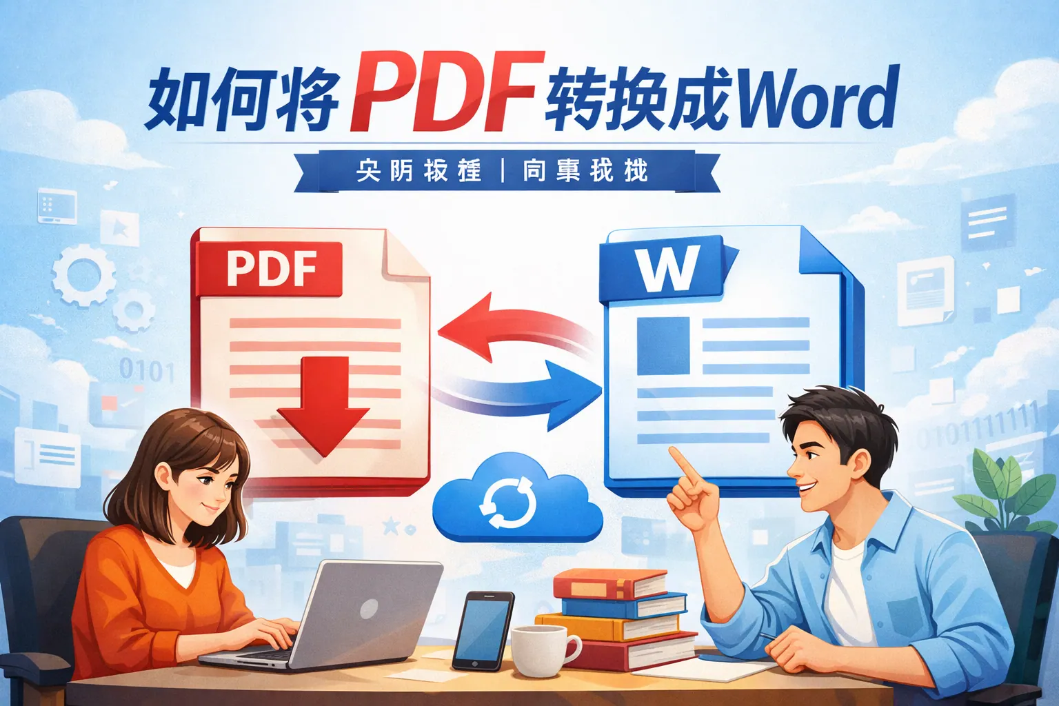 如何将pdf转换成word