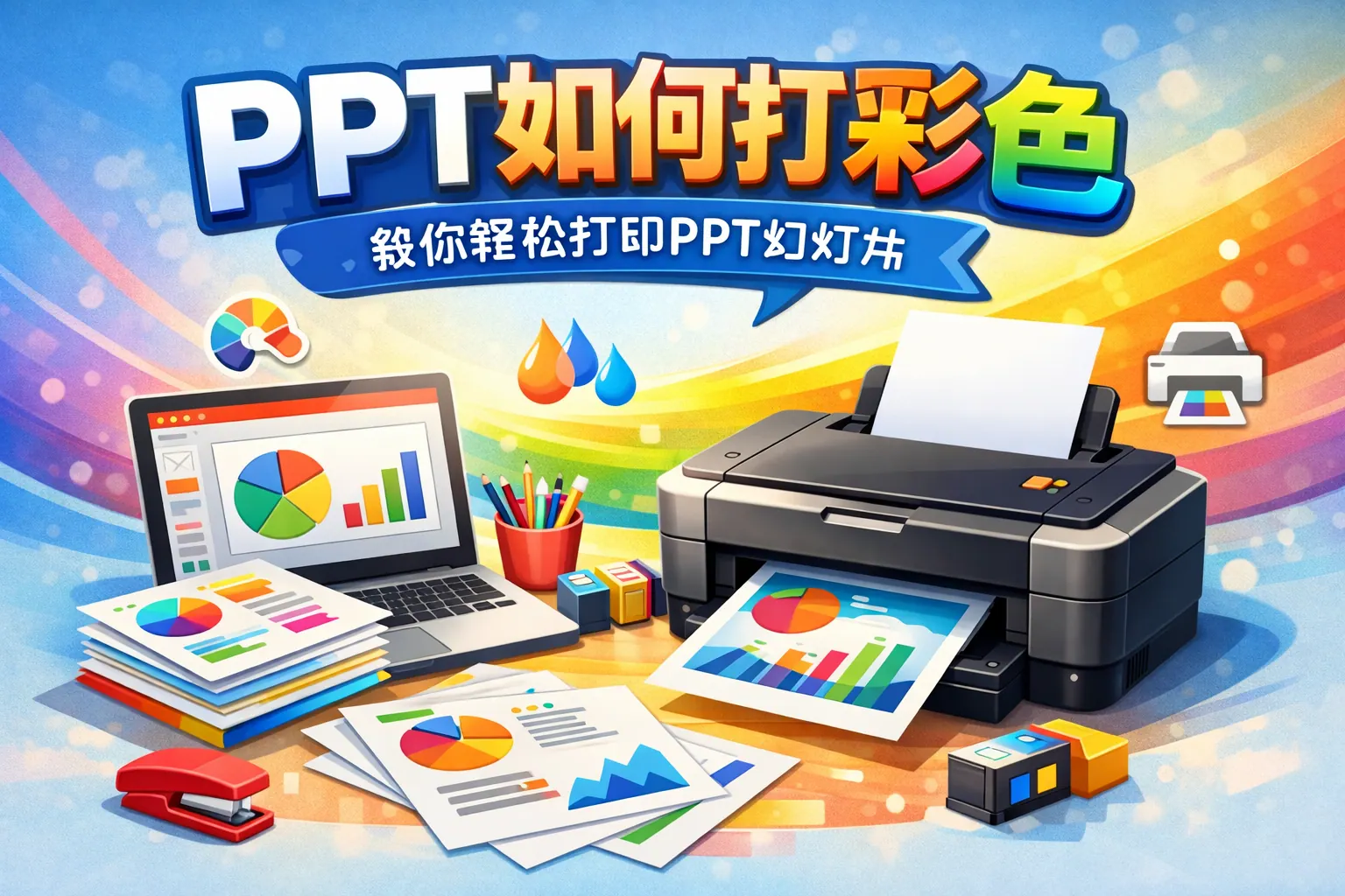 ppt如何打印彩色