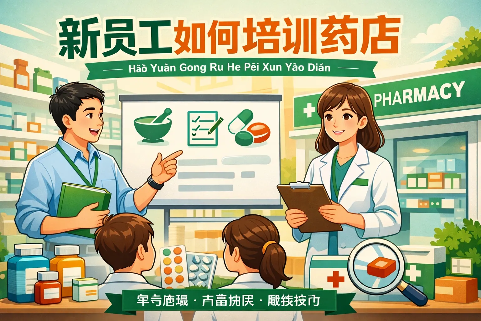 新员工如何培训药店