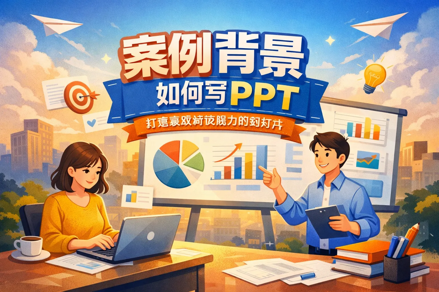 案例背景如何写ppt