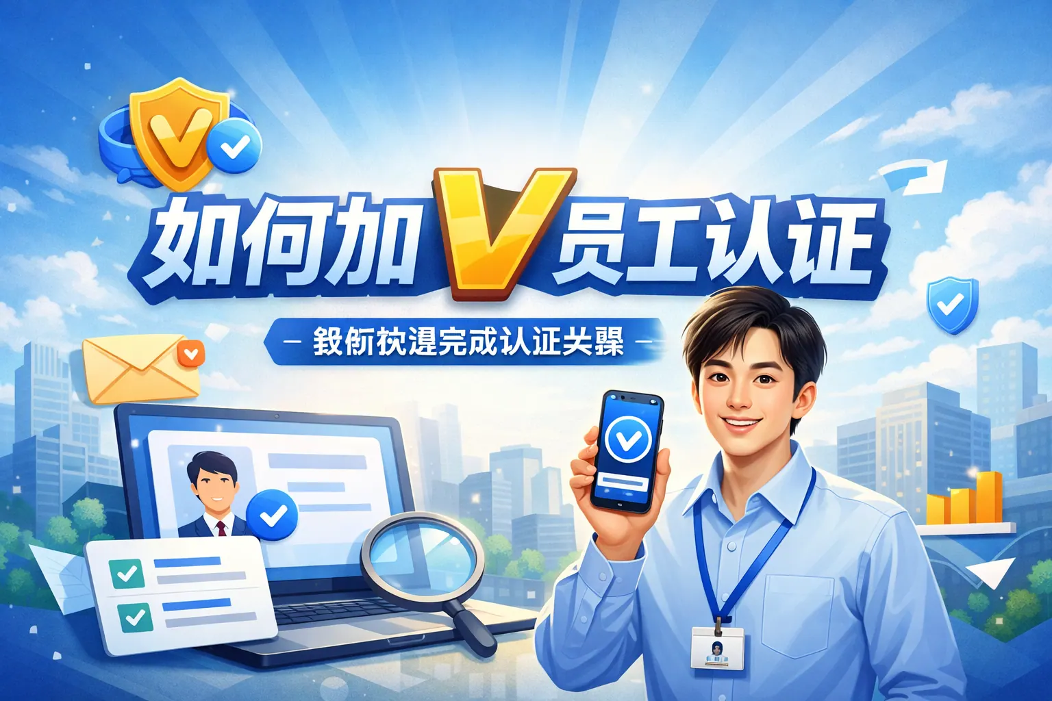 如何加v员工认证