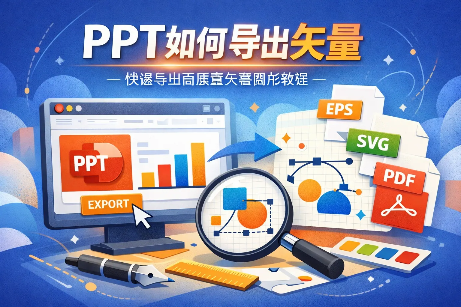 ppt如何导出矢量