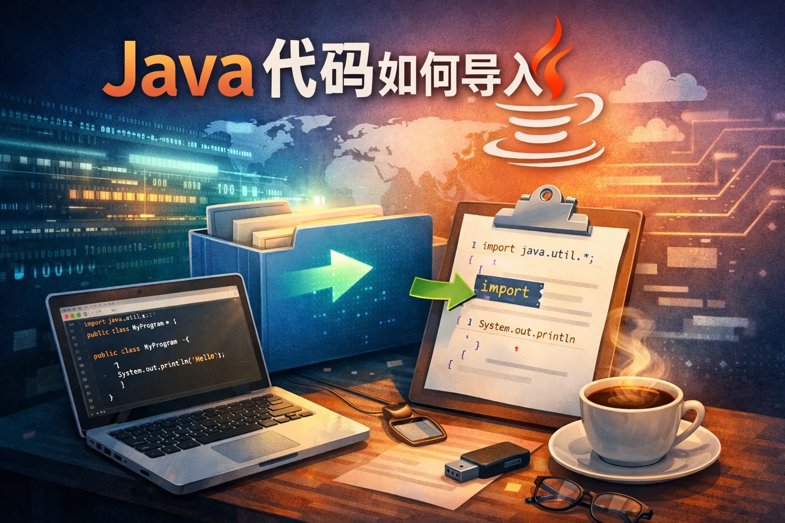 java代码如何导入