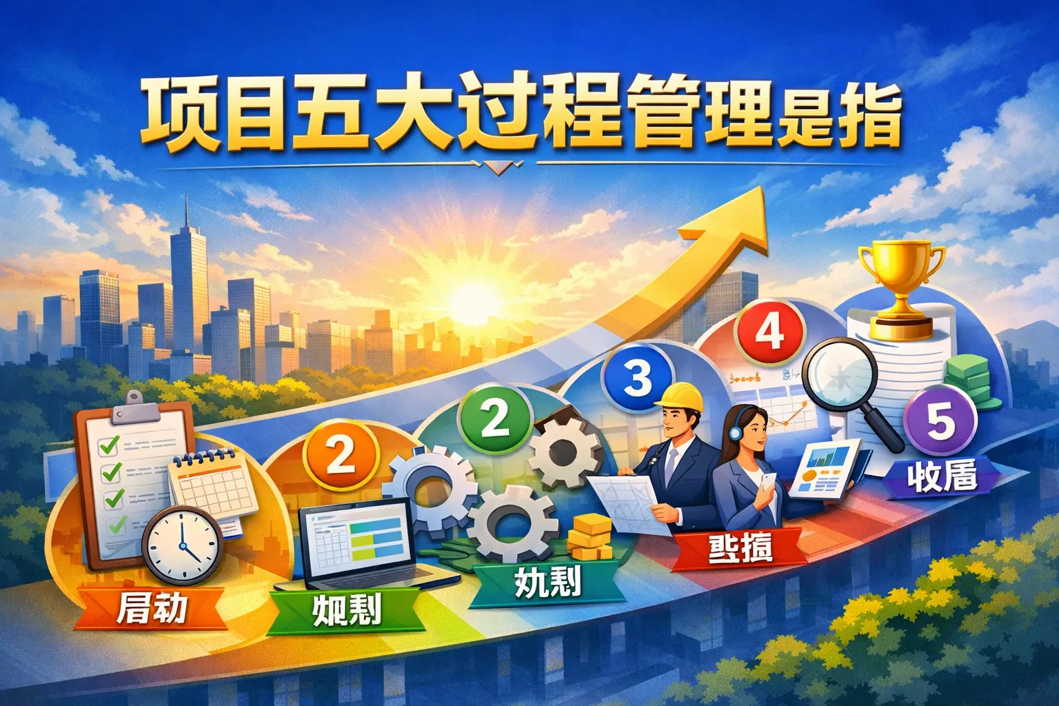 项目五大过程管理是指