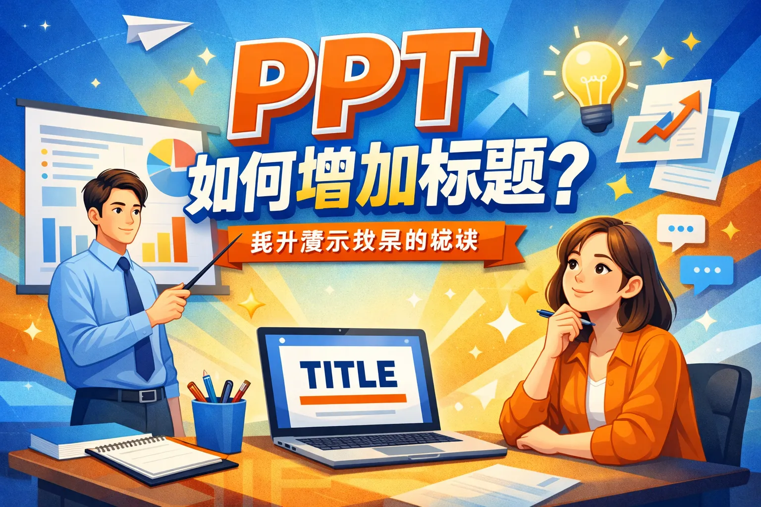 ppt 如何增加标题