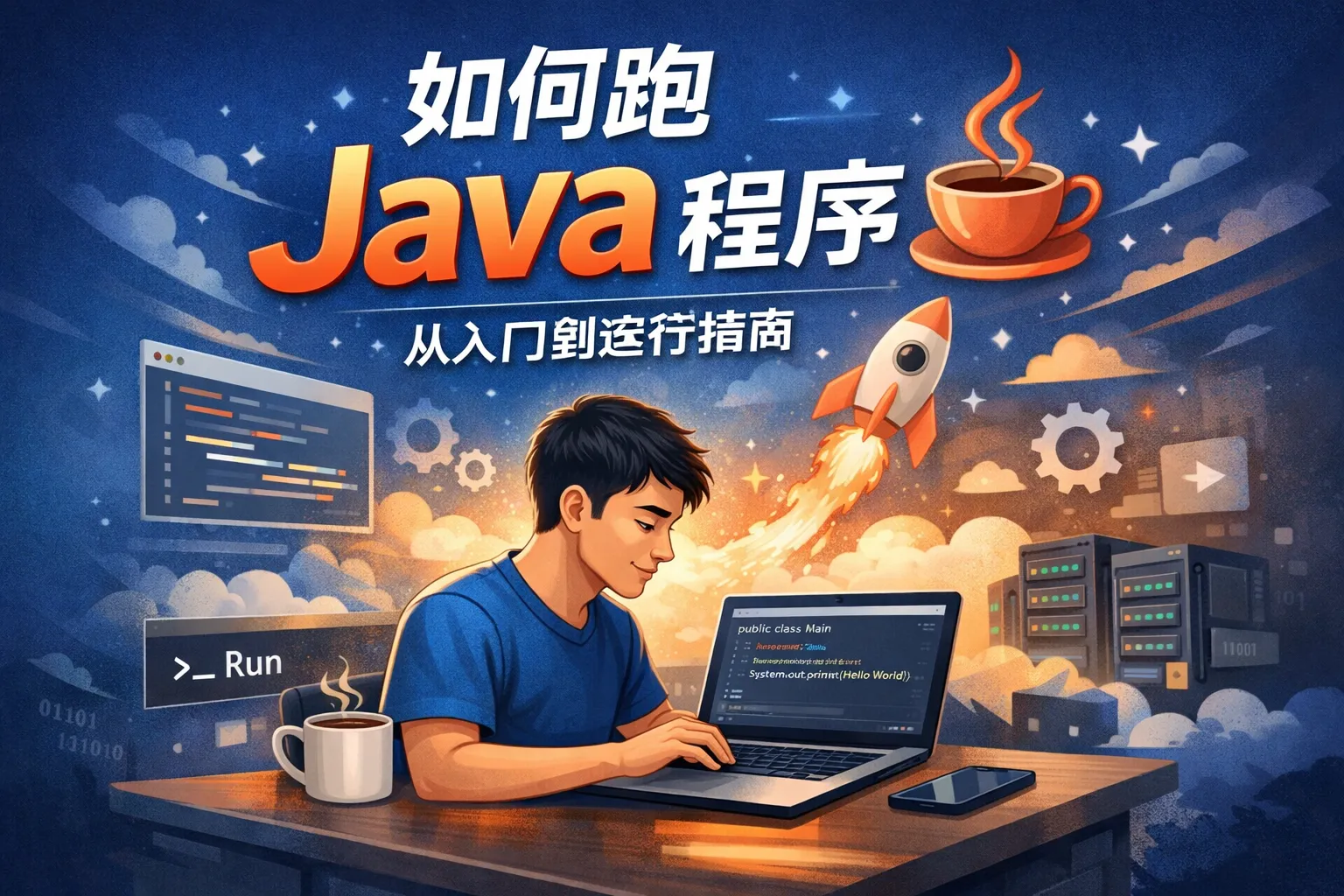 如何跑java程序