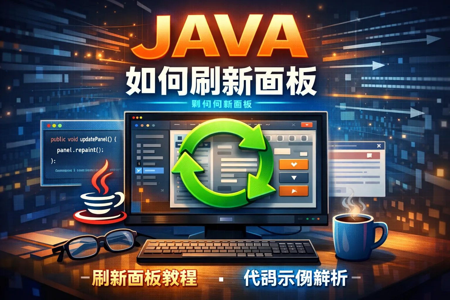 java如何刷新面板