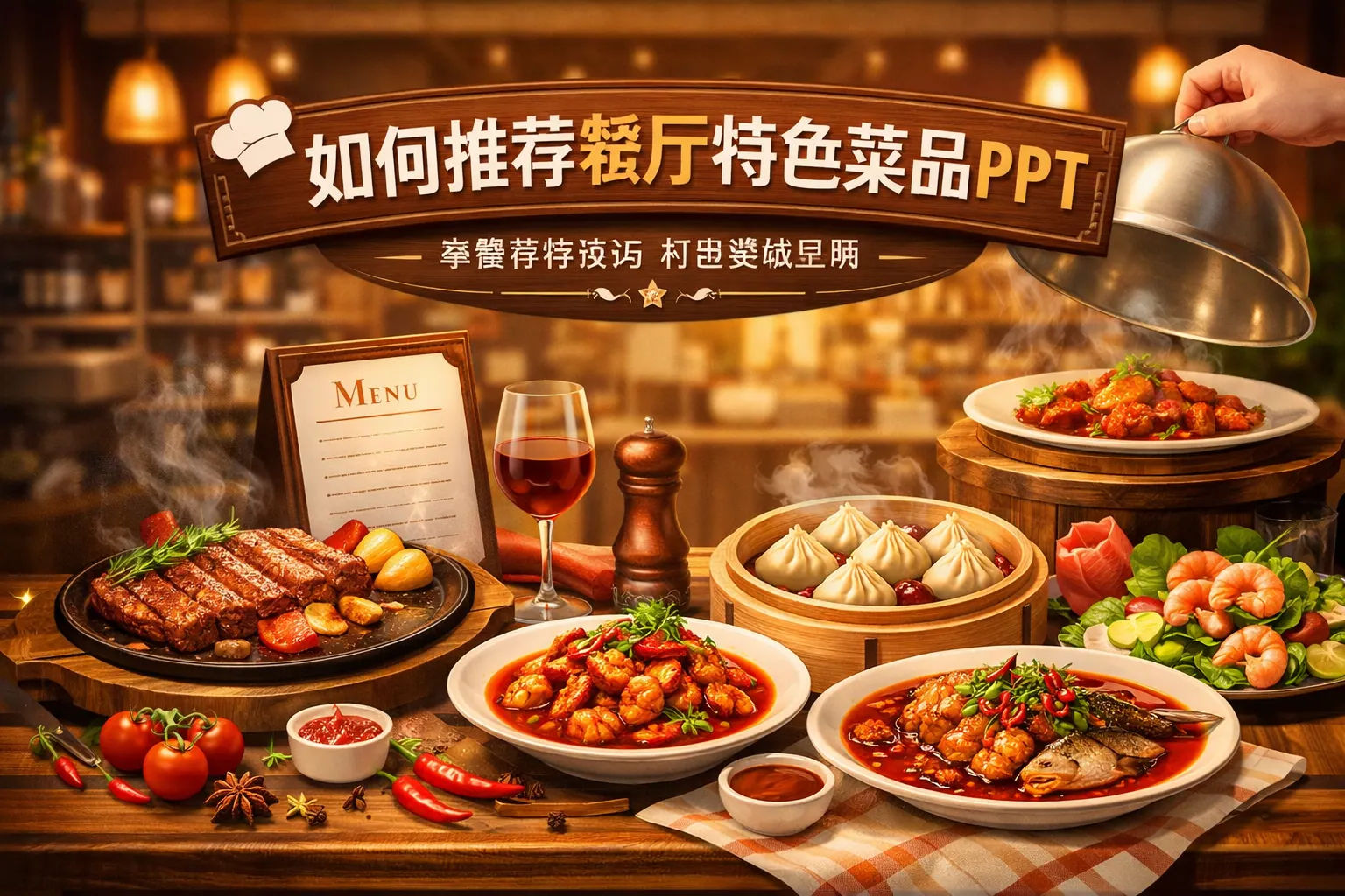如何推荐餐厅特色菜品ppt